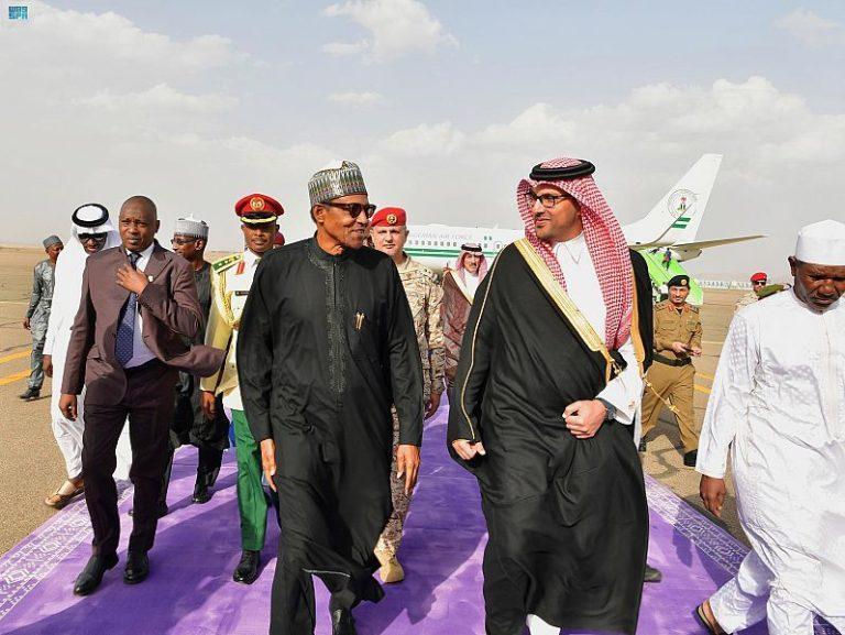 President of Nigeria Arrives in Madinah